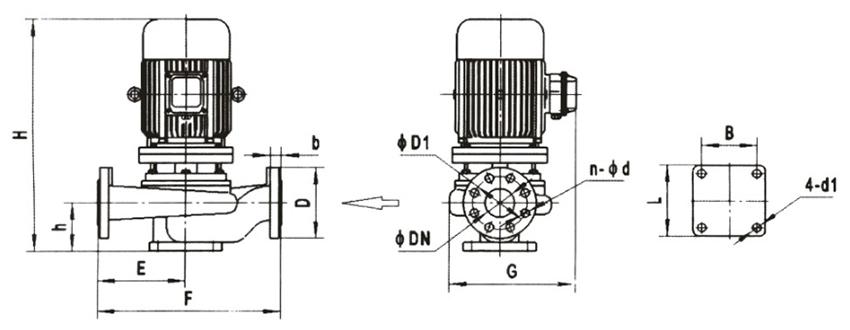 Outline and installation dimensions